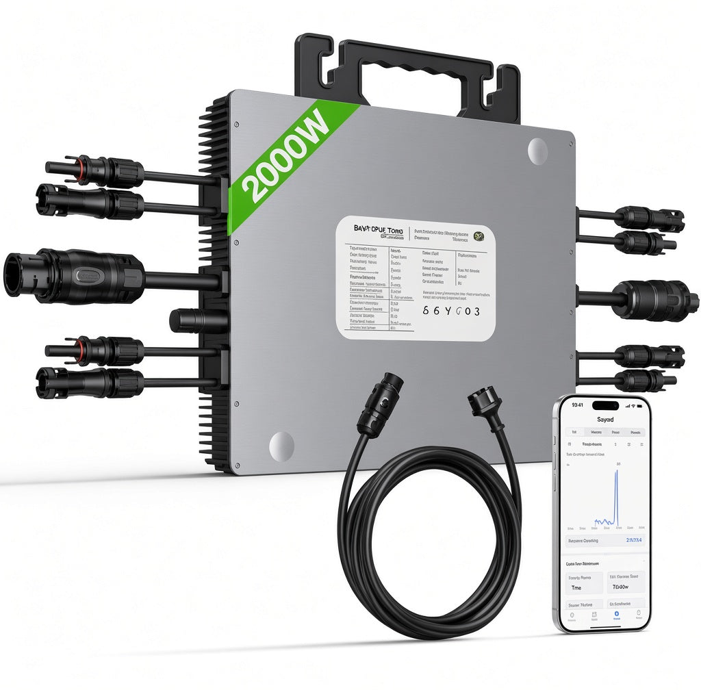 LS-2000 — Micro-onduleur solaire WiFi 2000W — image produit 2